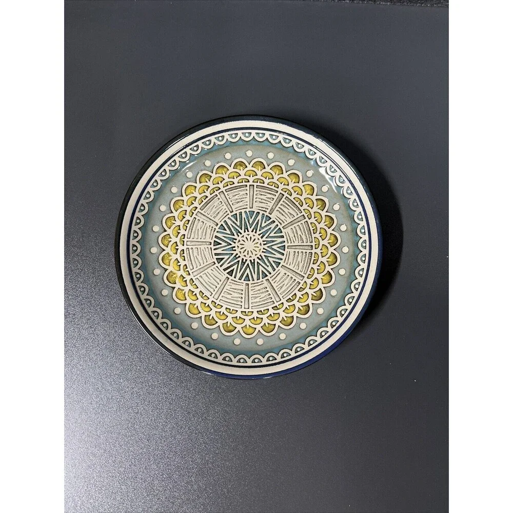 Gibson Designs Elite Reactive Glaze Salad‎ Plate 8.25” EUC